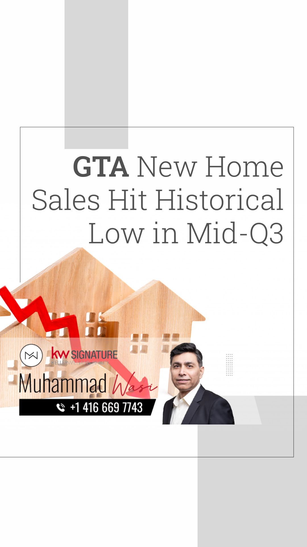 GTA New Home Sales Hit Historical Low in Mid-Q3