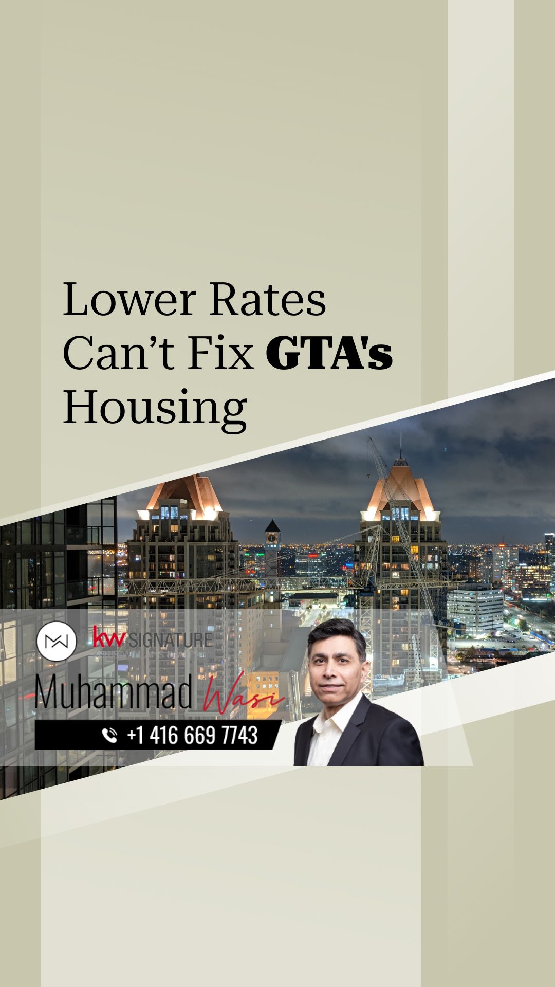 Why Won’t Lower Rates Fix GTA’s Housing Crisis?