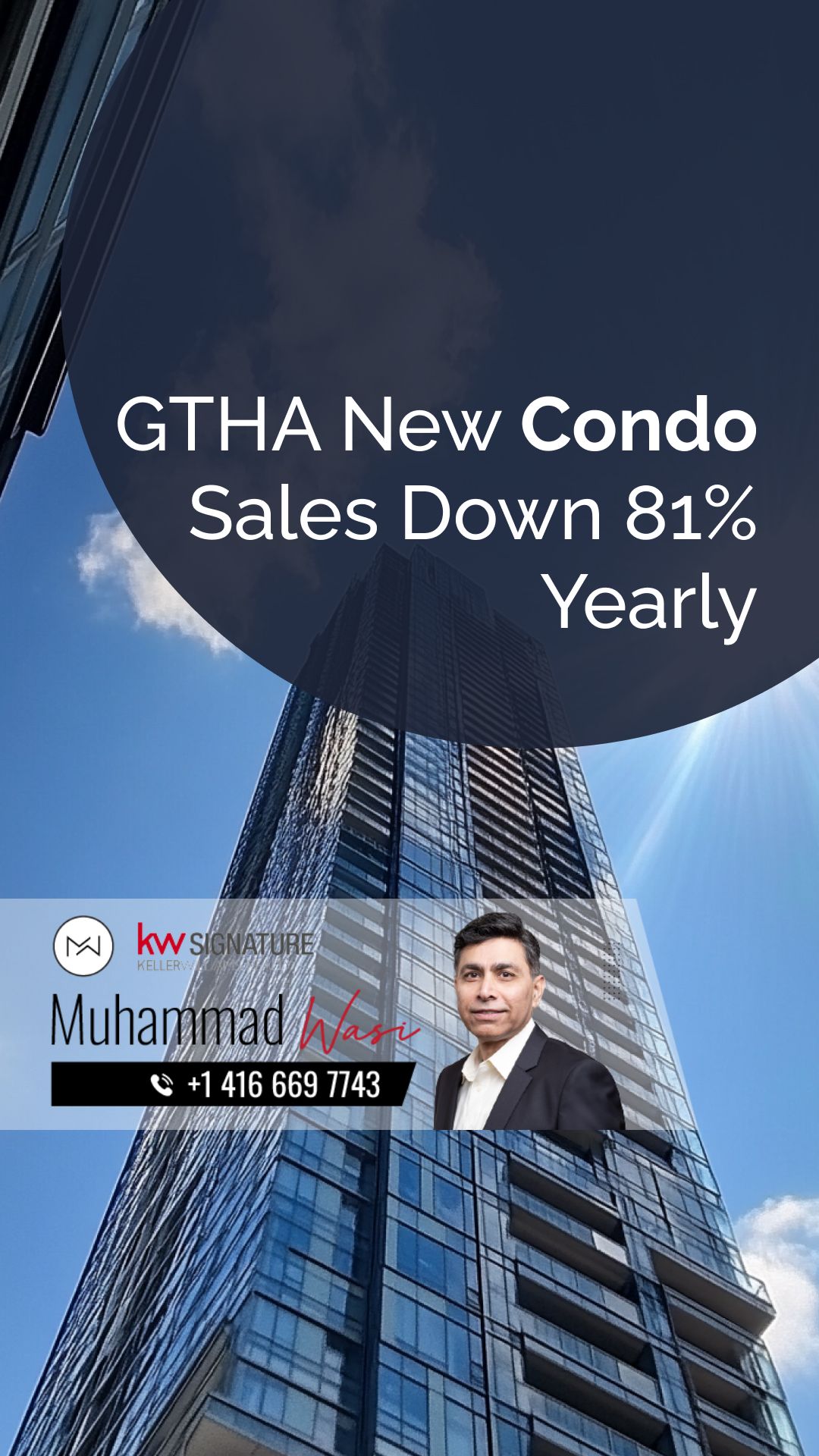 GTHA New Condo Sales Down 81% Yearly